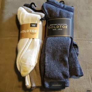 Mens Socks. Two Packages of 3 Pairs.